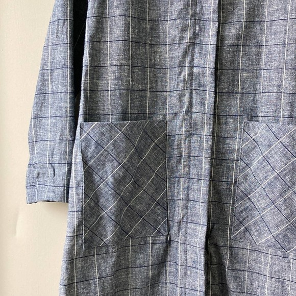 Prairie Underground Index Trench Plaid Coat Jacket - Picture 7 of 12